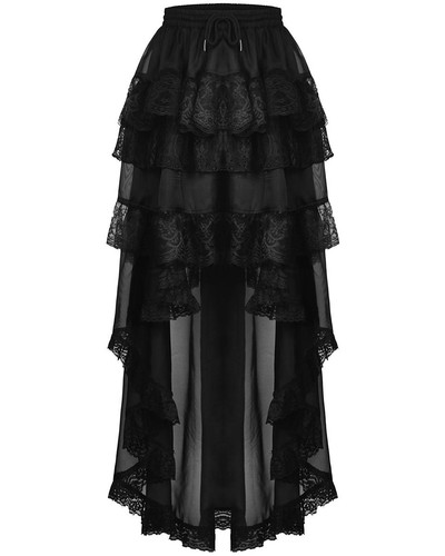 Dark love gothic chiffon - dark, in