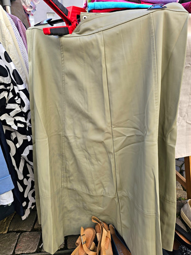 Damen kunstleder rock - ,