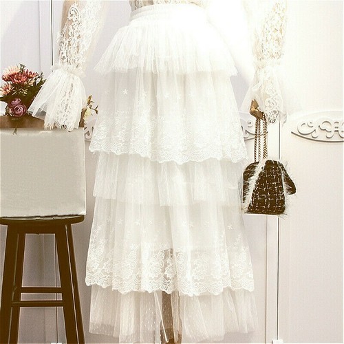 Damen lolita blumen spitze - damen,