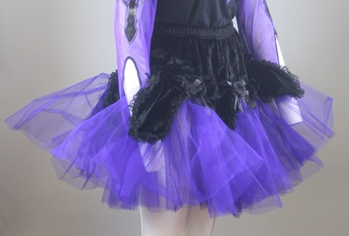 Gothic punk rock skirt samt - punk,
