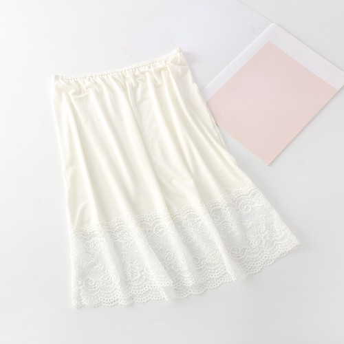 Damen solide spitzenbesatz - solide,