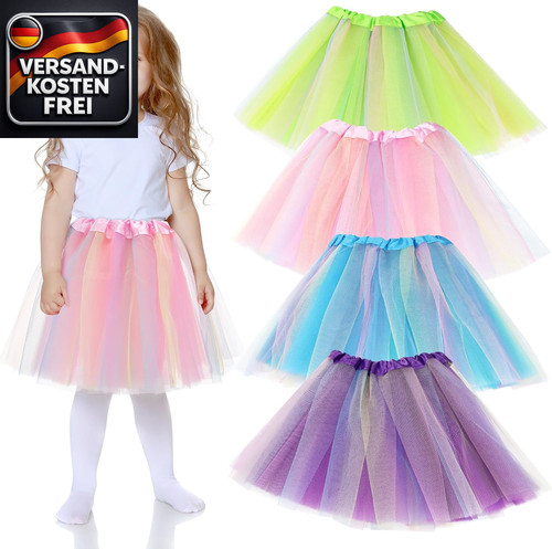 Kinder tüllrock set farben - kinder, 4